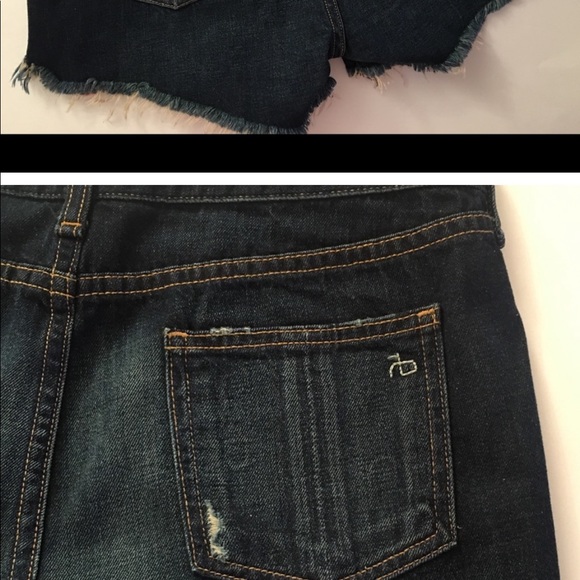 RAG & BONE CUT OFF FRAYED SHORTS “Doris” size 30 (fits like 32 in my opinion) - Picture 4 of 7